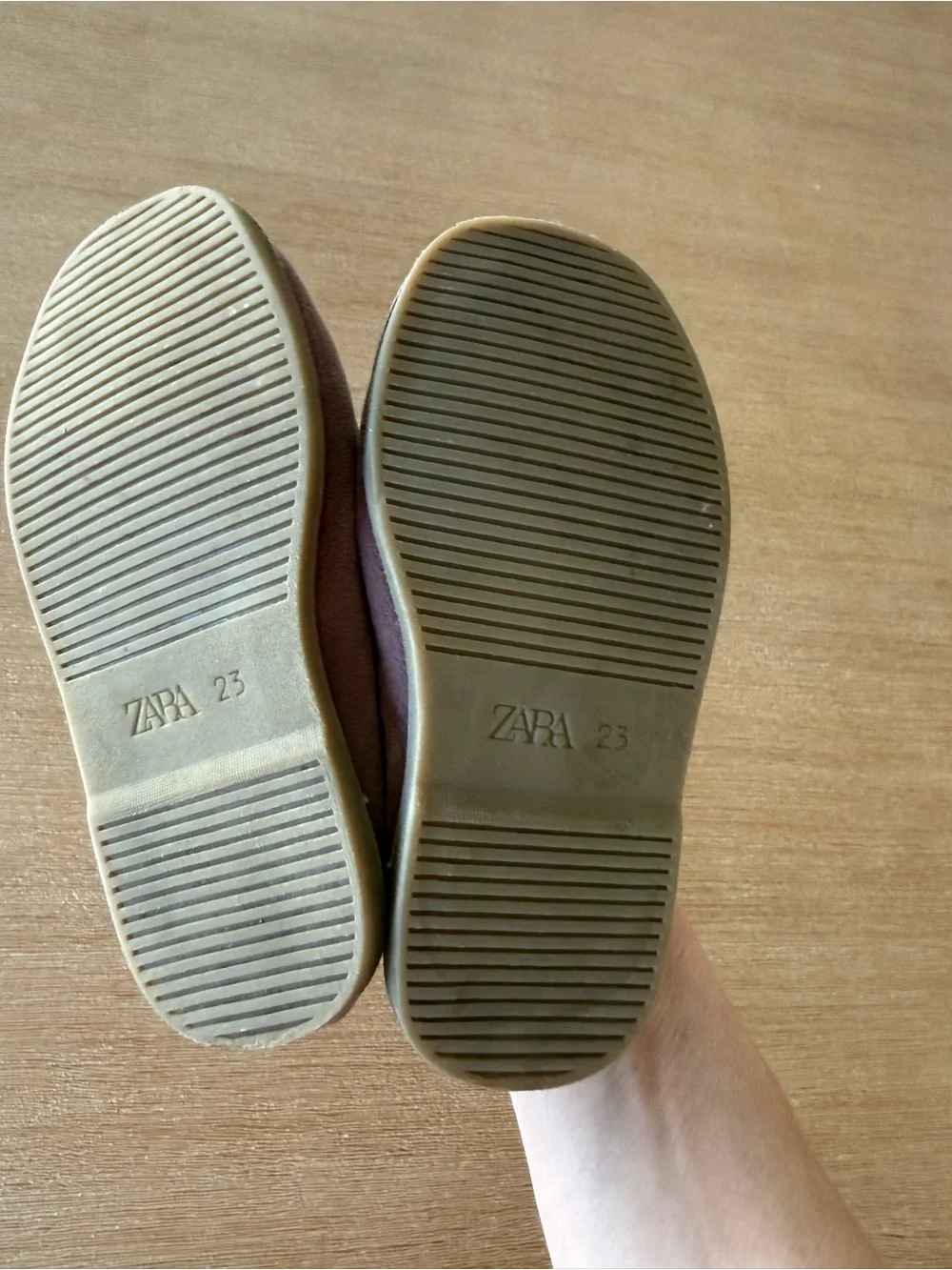 Zara Girls Mauve Mary Jane Shoes